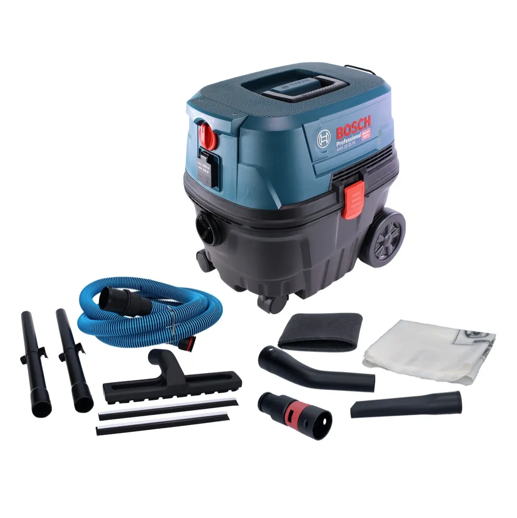 Bosch Professional GAS 12-25 PL Nass-/Trockensauger Mit Gerätesteckdose Und Blasfunktion, 25 Liter, 1250 W. 12 Bosch Professional GAS 12-25 PL Nass-/Trockensauger Mit Gerätesteckdose Und Blasfunktion, 25 Liter, 1250 W. – Bild 12