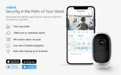 Reolink 1080p Kabellose WLAN IP Akku Überwachungskamera, Outdoor Mit PIR Bewegungsmelder, 2-Wege-Audio, 10m Sternenlicht-Nachtsicht, 2,4GHz WiFi, SD-Kartenslot, Argus 2 Mit Solarpanel 45 Reolink 1080p Kabellose WLAN IP Akku Überwachungskamera, Outdoor Mit PIR Bewegungsmelder, 2-Wege-Audio, 10m Sternenlicht-Nachtsicht, 2,4GHz WiFi, SD-Kartenslot, Argus 2 Mit Solarpanel -Garten- & Gewächshäuser Geschäft cb9b7baa2f63514f837a01b0f330b3c6 2