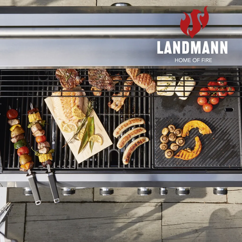 Maxxworld LANDMANN Gasgrill Rexon 6.1 CooK - Edelstahl 7 Maxxworld LANDMANN Gasgrill Rexon 6.1 CooK - Edelstahl – Bild 7
