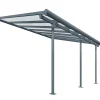 PALRAM-CANOPIA Palram - Canopia Terrassenüberdachung Sierra Grau 299x555x305 Cm