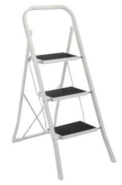 Haushalt International Klapptritt Mit Kunststoff-Auflagen 3-stufig