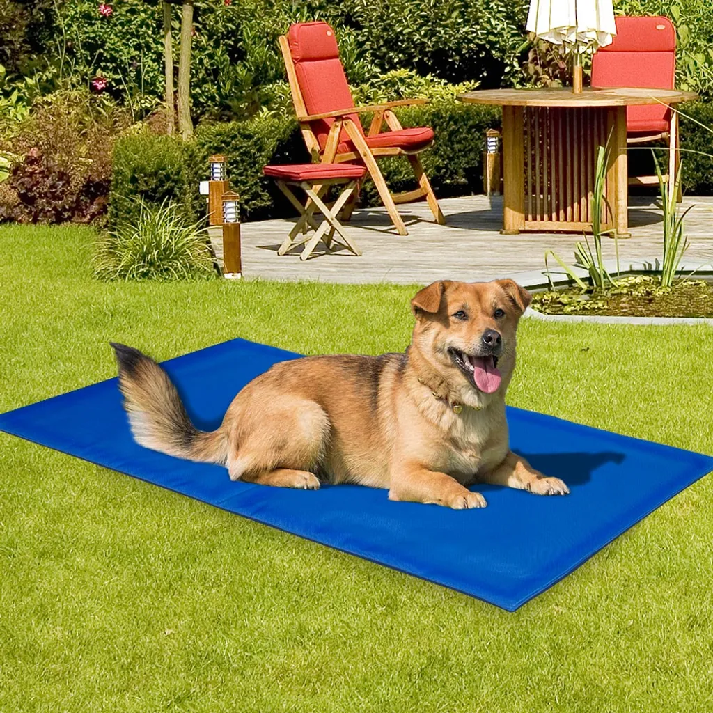 Markenartikel Kühlmatte Für Haustiere Kühlkissen Kühldecke Auto Zuhause Unterwegs Hund Katze, Größe:30 X 40 Cm 2 Markenartikel Kühlmatte Für Haustiere Kühlkissen Kühldecke Auto Zuhause Unterwegs Hund Katze, Größe:30 X 40 Cm – Bild 2