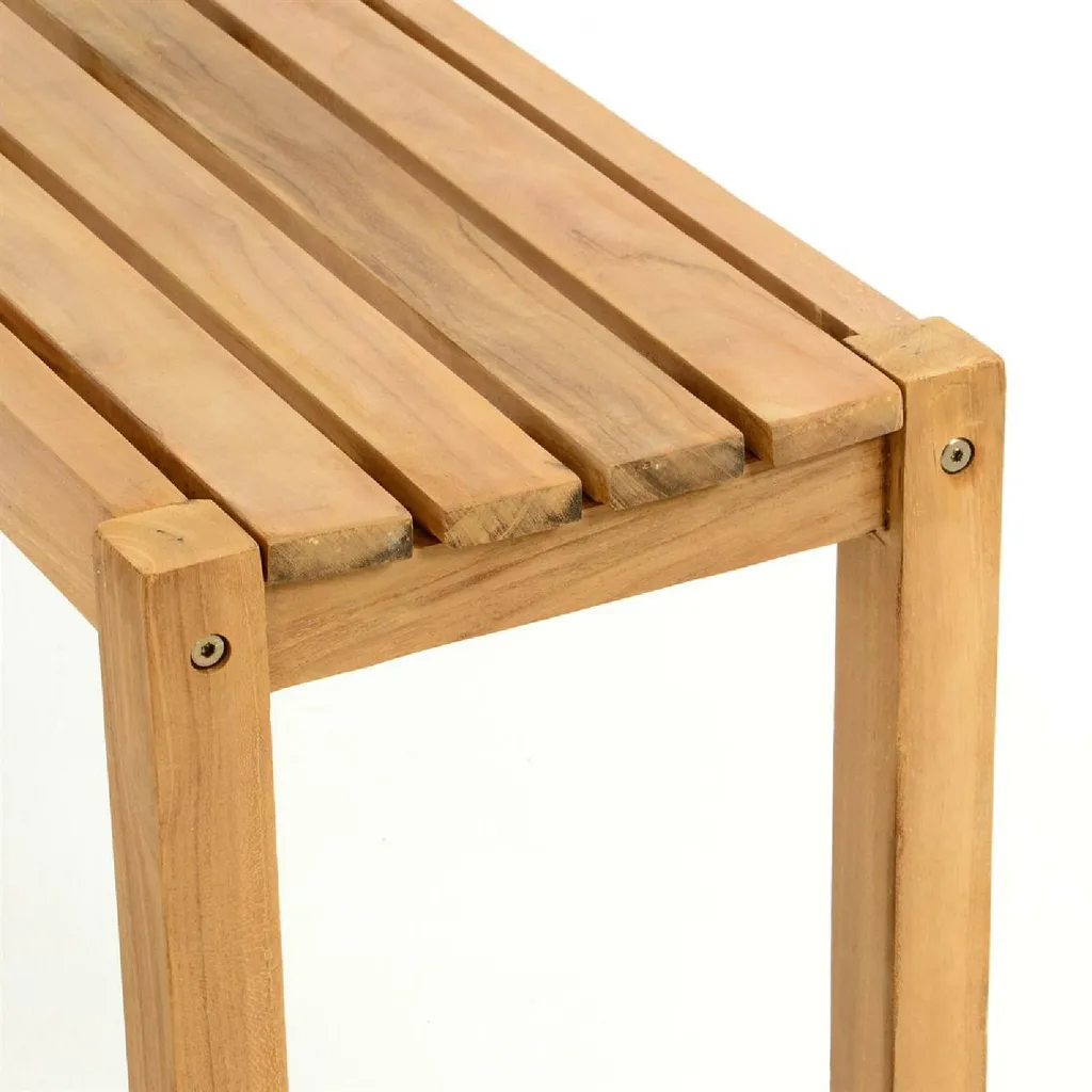 VCM Gartenmöbelset Picknickset Sitzgruppe Teakholz Behandelt Bank Tisch 135cm 4 VCM Gartenmöbelset Picknickset Sitzgruppe Teakholz Behandelt Bank Tisch 135cm – Bild 4