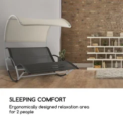 Blumfeldt The Big Easy Ergonomische Schaukelliege - Schwingliege , Gartenliege , Liegefläche Für 2 Personen , Wasserdichtes, Abnehmbares Dach , Stahl-Rahmen , Drinnen/Draußen , Wetterfest , Silber 9 Blumfeldt The Big Easy Ergonomische Schaukelliege - Schwingliege , Gartenliege , Liegefläche Für 2 Personen , Wasserdichtes, Abnehmbares Dach , Stahl-Rahmen , Drinnen/Draußen , Wetterfest , Silber -Garten- & Gewächshäuser Geschäft cc5226b0a3d7c41263573fbc3e2b3b53