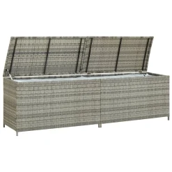 VidaXL Gartenbox Poly Rattan 200x50x60 Cm Grau -Garten- & Gewächshäuser Geschäft ccd33ce892342d50934897e5047aa249