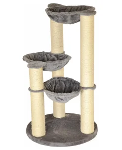 Nanook Kratzbaum Holiday 3 Schlafmulden 104x60cm Standfest Stabil Grau