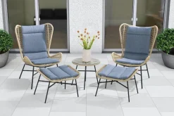 TrendLine Balkonset Grazia Inkl. Sitz- Und Rückenkissen -Garten- & Gewächshäuser Geschäft cd011f6268e8c37795fe9b23b36c0352