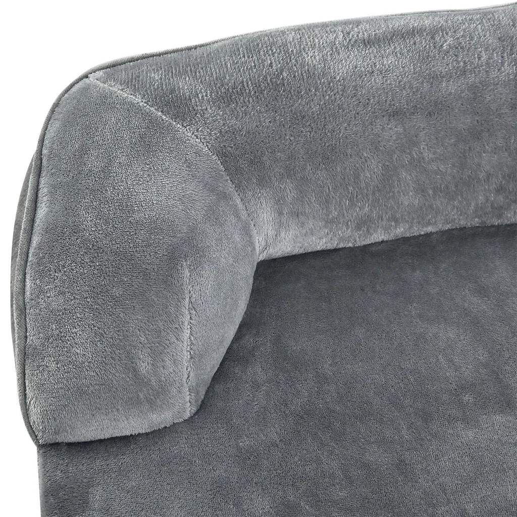 Juskys Hundebett Sheena XL Orthopädisch, Waschbar & Rutschfest – 105 X 82 X 17 Cm– Hundesofa Flauschig Große Hunde Grau – Haustierbett Hundesofa 9 Juskys Hundebett Sheena XL Orthopädisch, Waschbar & Rutschfest – 105 X 82 X 17 Cm– Hundesofa Flauschig Große Hunde Grau – Haustierbett Hundesofa – Bild 9