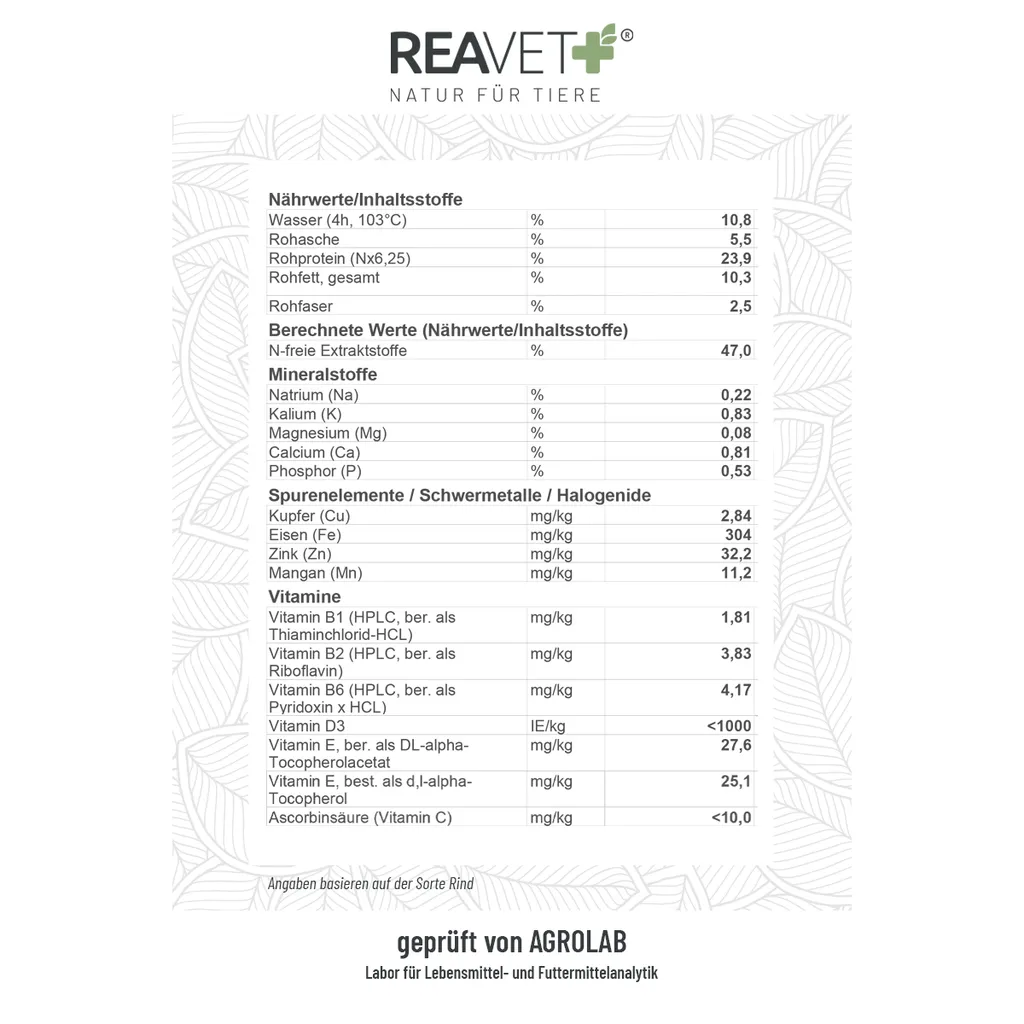 REAVET Natur Hundefutter Trocken 5er Set (5x500g) – 100% Natürlich Trockenfutter Hund, Getreidefrei Für Allergiker, Hunde Trockenfutter, Natur Ohne Chemie Und Künstliche Vitamine 8 REAVET Natur Hundefutter Trocken 5er Set (5x500g) – 100% Natürlich Trockenfutter Hund, Getreidefrei Für Allergiker, Hunde Trockenfutter, Natur Ohne Chemie Und Künstliche Vitamine – Bild 8