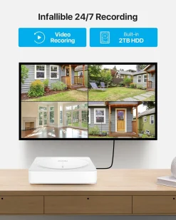 ZOSI 8CH 5MP Überwachungskamera Set Aussen, 8CH 2TB HDD DVR Mit 8 Wasserdicht 1920P Video Kamera CCTV System, Bewegungserkennung, 36M IR Nachtsicht -Garten- & Gewächshäuser Geschäft ce1865188c7986ac3ace0f2e64f2d9a3