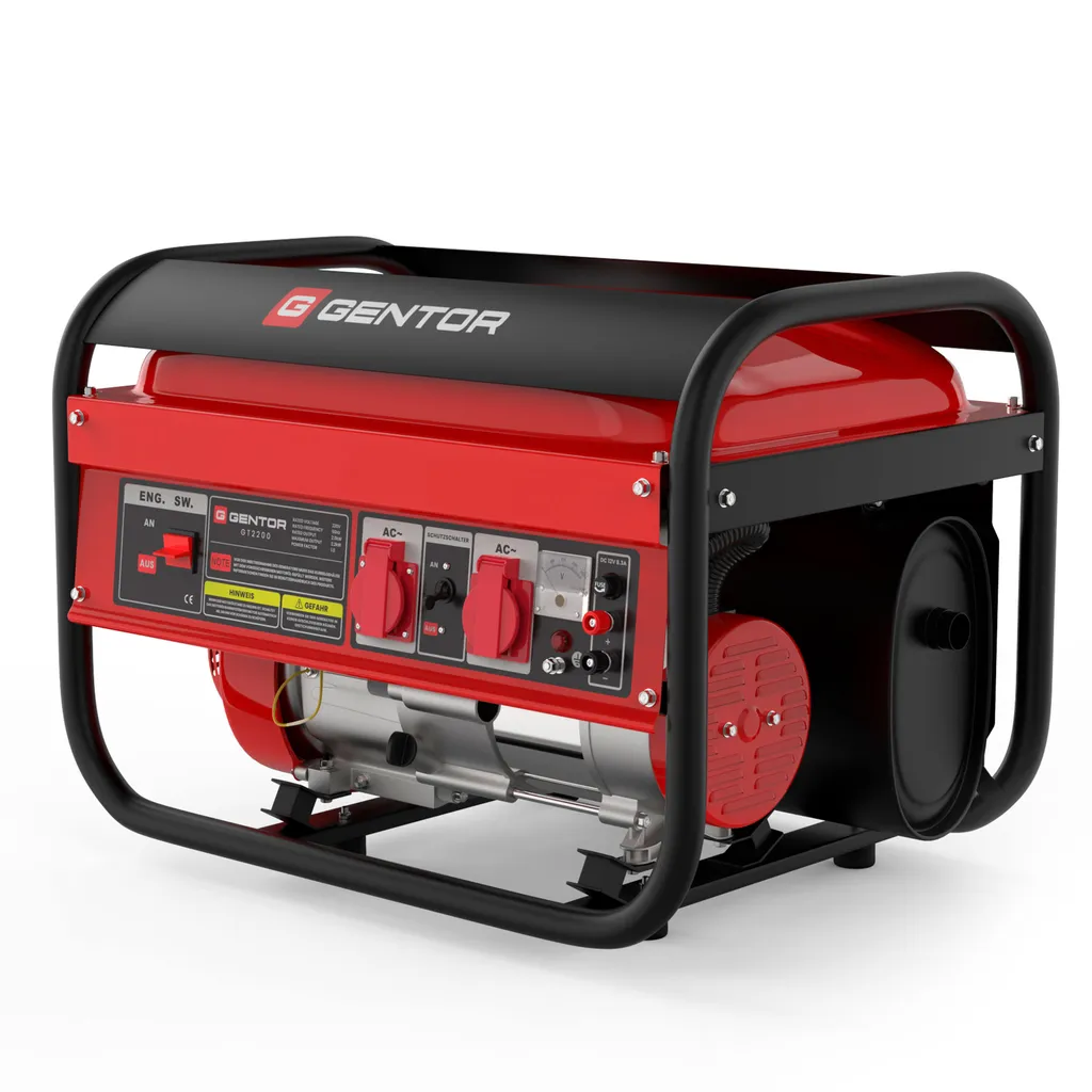 BLACKCOCO's 4-Takt 6.5 PS 2200 W GT2200 Stromerzeuger Generator Stromgenerator Notstromaggregat Benzin Strom Aggregat 2 BLACKCOCO's 4-Takt 6.5 PS 2200 W GT2200 Stromerzeuger Generator Stromgenerator Notstromaggregat Benzin Strom Aggregat – Bild 2