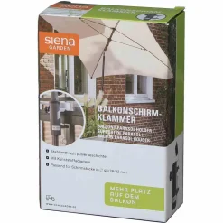 Siena Garden Schirmhalter Für Balkon-Geländer Sonnenschirmhalter Balkonklammer Schirmständer 13 Siena Garden Schirmhalter Für Balkon-Geländer Sonnenschirmhalter Balkonklammer Schirmständer -Garten- & Gewächshäuser Geschäft ce6dce755a48c7b4193278f3d45acc70