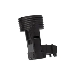 Aling-Conel E14 Lampenfassung (PBT), Gewindefassung Mit Halterung, Sockel Mit Einbuchtung Für M4 Schraube Schwarz