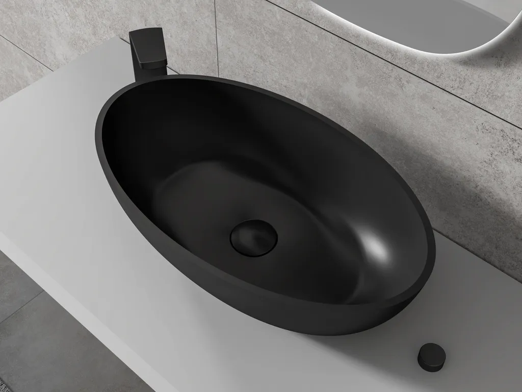 Bernstein Design Waschtischarmatur Badarmatur XELO-Flex 260 - Hoher Auslauf - Farbe Wählbar, Farbe:Schwarz Matt 3 Bernstein Design Waschtischarmatur Badarmatur XELO-Flex 260 - Hoher Auslauf - Farbe Wählbar, Farbe:Schwarz Matt – Bild 3