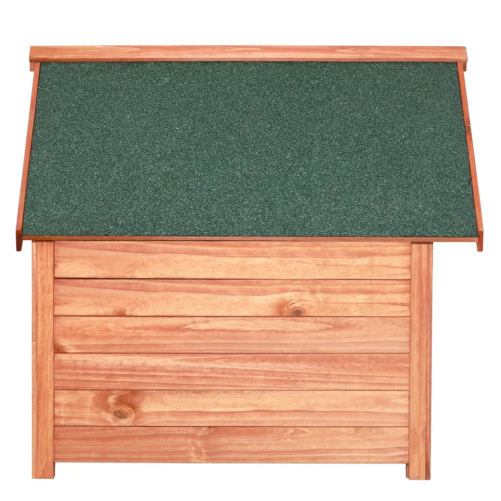 Deuba Cadoca Hundehütte FSC®-zertifiziertes Massivholz 82x72x85cm Dachluke Spitzdach Garten Hundehaus Tierhaus Wetterfest 5 Deuba Cadoca Hundehütte FSC®-zertifiziertes Massivholz 82x72x85cm Dachluke Spitzdach Garten Hundehaus Tierhaus Wetterfest – Bild 5