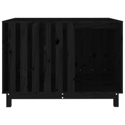VidaXL Hundehütte Schwarz 100x70x72 Cm Massivholz Kiefer -Garten- & Gewächshäuser Geschäft cebf1c9d3b7c627a22922c2c84abeb9f