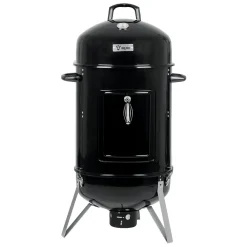 BBQ-Toro Räuchertonne Oak Ø 47 Cm | Räucherofen BBQ Smoker Holzkohlegrill