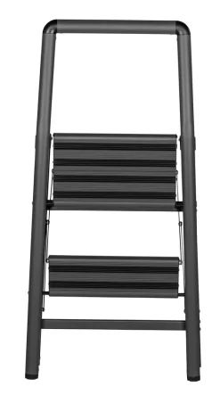 Wenko Alu-Klapptrittleiter Compact 2-stufig Dunkelgrau -Garten- & Gewächshäuser Geschäft cf5daf640fafbec708f13ef4f52005e2