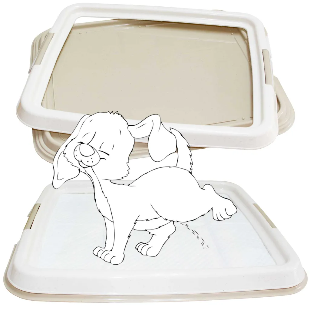 Schecker Set Stubenrein - Welpentoilette Plus Löseplatzmarkierer Plus 14 Unterlagen 2 Schecker Set Stubenrein - Welpentoilette Plus Löseplatzmarkierer Plus 14 Unterlagen – Bild 2