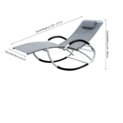 LECO Schaukelliege Verstellbar -Garten- & Gewächshäuser Geschäft cf804b2daf16cd712c5fb2f92a9c13ee