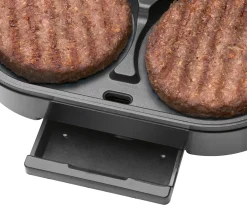 Clatronic HBM 3696 Hamburger-Grill, 2 Große Grillflächen, 2 Kontrollleuchten, Herausnehmbarer Fettauffangbehälter, 1.000 Watt -Garten- & Gewächshäuser Geschäft cfb900fa604c506561b91c8a69314c36