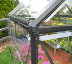 PALRAM-CANOPIA Palram - Canopia Aluminium Gewächshaus Harmony 66 | Grau | 185x185x208 Cm -Garten- & Gewächshäuser Geschäft cfcedafd44af16d6efab48766692cb8d