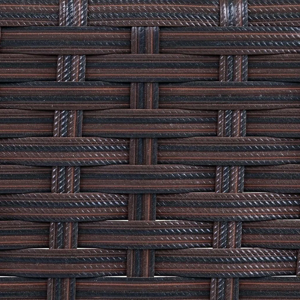 Mendler Poly-Rattan Gartenbank Hamar, Sitzbank Bank Braun-meliert, Kissen Creme 5 Mendler Poly-Rattan Gartenbank Hamar, Sitzbank Bank Braun-meliert, Kissen Creme – Bild 5