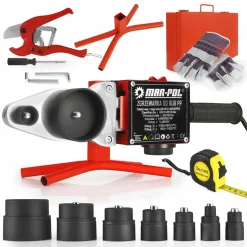 Mar-Pol Muffenschweißgerät Stumpfschweißgerät 2700W Ø16-63PP PE