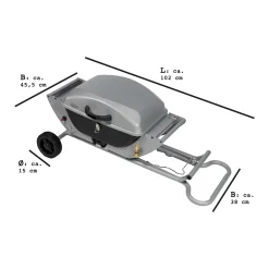 Druline 2in1 50mbar - GASGRILL Tischgrill - Standgrill Mit Deckel Und Standfuß | Faltbar | 2 Räder | Grill BBQ - Standgasgrill - CampingGrill Klappgrill - BalkonGrill - PartyGrill - Kleiner Grill Für Den Flexiblen Einsatz Auf Festivals, Auf Terrasse/Bal -Garten- & Gewächshäuser Geschäft d039a57a6659fac2a725acd63e907bf6