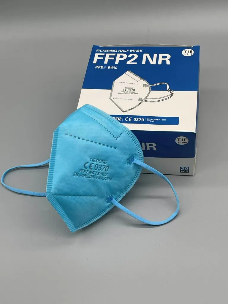 BARBEADOR FFP2 Maske 20 Stück Bunt Sortiert , Einzelverpackt , CE 0370 - EN149:2001+A1:2009, Elastische Ohrenschlaufen 3 BARBEADOR FFP2 Maske 20 Stück Bunt Sortiert , Einzelverpackt , CE 0370 - EN149:2001+A1:2009, Elastische Ohrenschlaufen – Bild 3