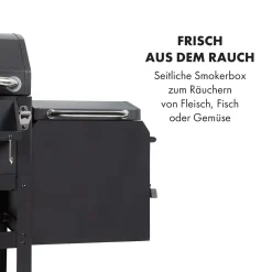 Klarstein Gasgrill Mit Smoker, Gasgrill Mit 4 Brenner, 13,5kW Edelstahl-Gasgrill, BBQ Gasgrill Für Balkon & Garten, Grill Für Gas & Kohle, Gasgrills Mit 4 Brenner & Thermometer -Garten- & Gewächshäuser Geschäft d0b2fdcd50beb19d3dc95dbe30f4f084