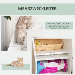 PawHut Katzenschrank Für Katzentoilette Katzenklo Mit 3 Stufen Der Treppe Katzenhaus Katzenhöhlen Katzenschrank Für Katzenbett Mit Türöffnung PB-Platte Weiß 90 X 48 X 59 Cm 15 PawHut Katzenschrank Für Katzentoilette Katzenklo Mit 3 Stufen Der Treppe Katzenhaus Katzenhöhlen Katzenschrank Für Katzenbett Mit Türöffnung PB-Platte Weiß 90 X 48 X 59 Cm -Garten- & Gewächshäuser Geschäft d0bfaffa7ffbf8a0abf9e58a6d020746