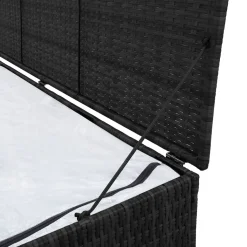 VidaXL Garden-Auflagenbox Schwarz 150x50x60 Cm Poly Rattan -Garten- & Gewächshäuser Geschäft d0c30bfc99e7e40a7ed73fa72d44169c