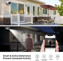 ZOSI 3MP H.265+ Audio Außen WLAN Überwachungskamera Set Mit 1TB Festplatte Für Innen Und Außen, Bewegungsalarm, Tonaufnahme -Garten- & Gewächshäuser Geschäft d0e1613b78bccc8fb34dcadc705ef434