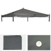 Mendler Ersatzbezug Für Dach Pergola Pavillon Calpe 4x4m Grau