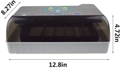 Topchances Brutmaschine Vollautomatisch, Brutgerät Brutkasten Motorbrüter Brutapparate Inkubatoren Für Geflügeleier Mit LED Temperaturanzeige,Temperatur Und Feuchtigkeitsregulierung -Garten- & Gewächshäuser Geschäft d17836c8937e589aec1b33906ba7df3a
