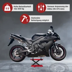 AREBOS Motorradheber, Motorrad Hebebühne, 500kg, Rot, Spindelantrieb, 95 Bis 375 Mm Höhenverstellbar 13 AREBOS Motorradheber, Motorrad Hebebühne, 500kg, Rot, Spindelantrieb, 95 Bis 375 Mm Höhenverstellbar -Garten- & Gewächshäuser Geschäft d18464d31d7eac3fe0e487e7039650ae