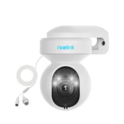 Reolink 5MP PTZ 2,4/5GHz WLAN IP-Überwachungskamera Aussen, 3X Optischer Zoom, Mit Personen-/Fahrzeugerkennung, Automatischer Verfolgung, Vollfarb-Nachtsicht, E1 Outdoor-V3