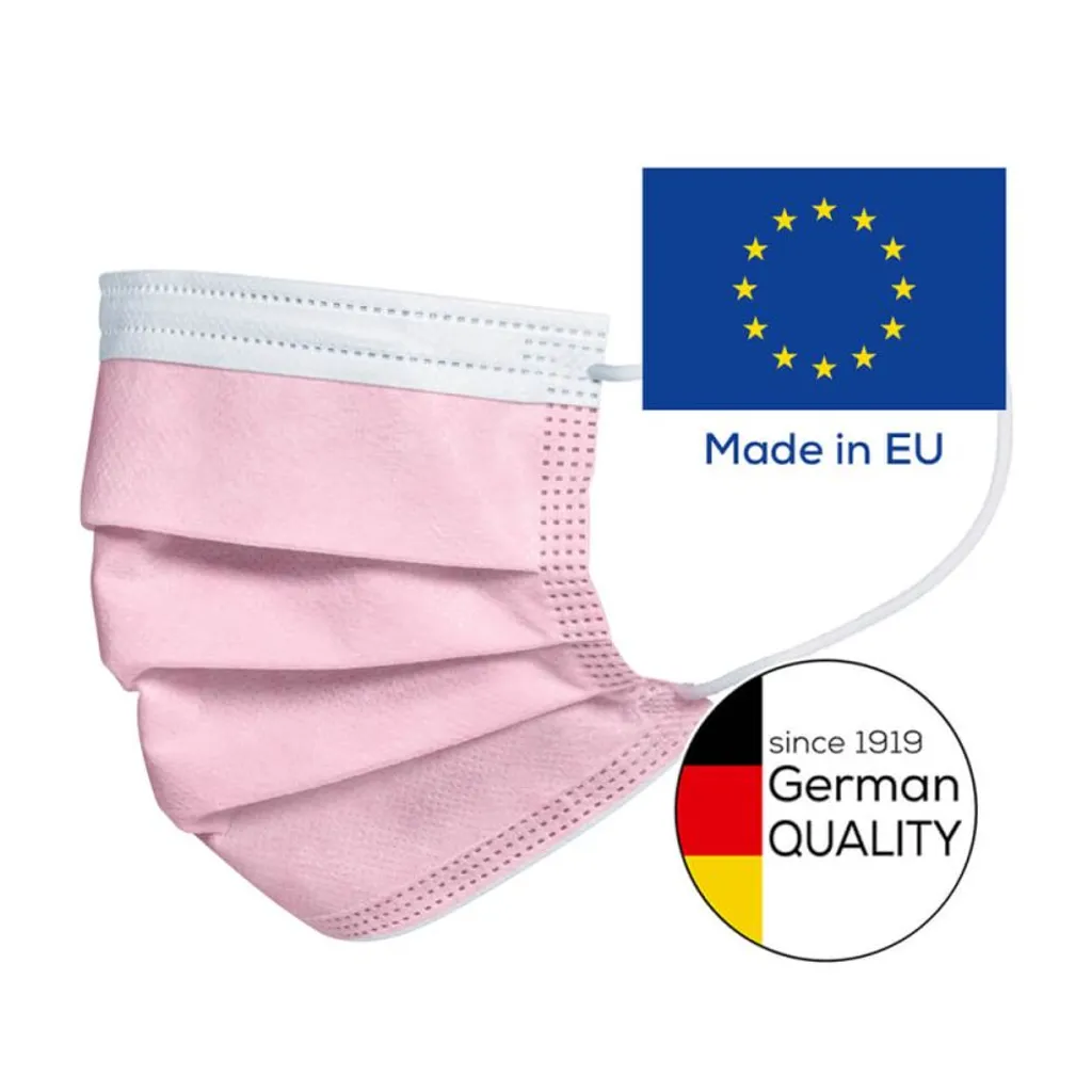 Beurer Mm15 Mundschutz 3lagig Rosa 10 St 4 Beurer Mm15 Mundschutz 3lagig Rosa 10 St – Bild 4
