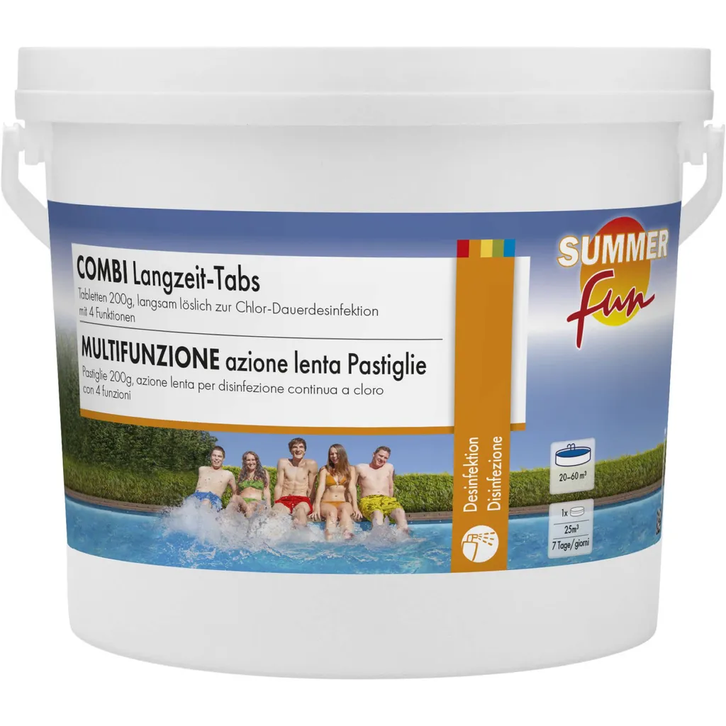 Summer Fun - Combi Langzeit-Tabs - 200g Tabletten, 2,4 Kg 1 Summer Fun - Combi Langzeit-Tabs - 200g Tabletten, 2,4 Kg