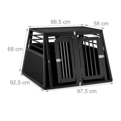 Relaxdays Hundebox Auto XL Mit Trennwand -Garten- & Gewächshäuser Geschäft d2329330119053418112b96ce98df121