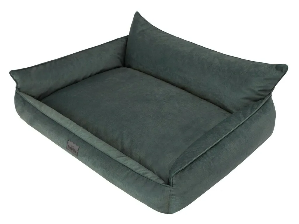 Hobbydog Orthopädisches Hundebett JOKER Bett Hund Sofa Schlafplatz Korb Matratze Tierbett XL 82x63 Cm Grün Velours 2 Hobbydog Orthopädisches Hundebett JOKER Bett Hund Sofa Schlafplatz Korb Matratze Tierbett XL 82x63 Cm Grün Velours – Bild 2