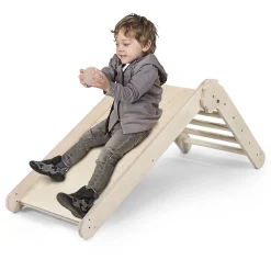 MAMOI® Klettergerüst Indoor, Kletterdreieck Mit Rutsche Aus Holz, Baby Kinder Klettern, Kletterturm Mit Rutschbrett, Kletterbogen Mit Kinderrutsche, Holzbogen Für Spielplatz Ab 1/2/3 Jahre -Garten- & Gewächshäuser Geschäft d2391fb8f8bc17e5e4bb21459df30dac