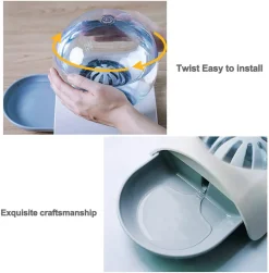 Jormftte Katzen Trinkbrunnen, Katzenbrunnen Organischer Filter Leise Rutschfest Hunde Und Katzen Automatisch Leise Haustier Wasserbrunnen Wasserspender Mit Aktivkohlefilter 2.8L -Garten- & Gewächshäuser Geschäft d245bb1ec7389a9f3886b2232a29e177