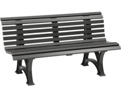 Gartenbank HELGOLAND 150cm Aus Kunststoff Von BLOME, Grau -Garten- & Gewächshäuser Geschäft d2975fd986c811ad3ede4e2a922c6bc3