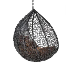 HOME DELUXE - Polyrattan Hängesessel CIELO - Nur Korb| Hängestuhl, Hängekorb, Gartenliege, Hollywoodschaukel, Hängeschaukel -Garten- & Gewächshäuser Geschäft d2b5f73eed0ecb313df6fdfd19e0e796