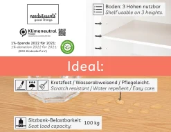 Needs&wants WONDERMAKE® Katzenschrank Groß Für Katzentoilette XXL Aus Holz Mit Schuhschrank Sitzkommode, Katzenklo-Schrank Kommode, Design Katzenhaus Toilette Klo, 110 X 50 X 53 Cm, Weiß Braun -Garten- & Gewächshäuser Geschäft d2be54a6e565876077b1370b9ce00f82