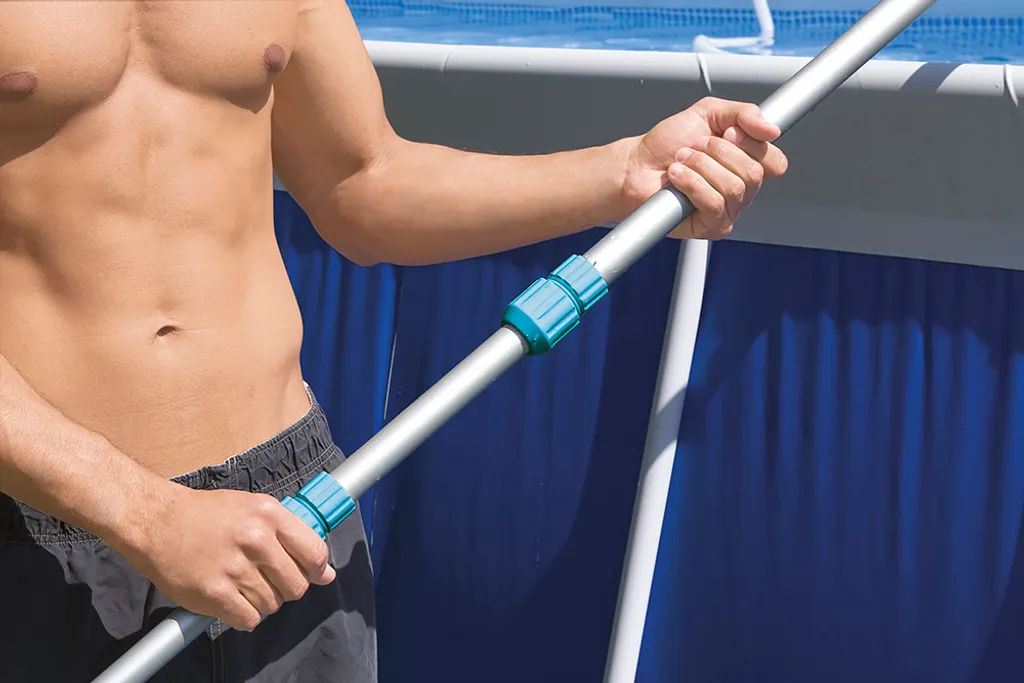 Steinbach Group Steinbach 128003 Reinigungsset Deluxe Mit Alu-Teleskopstange L=279 Cm, Kescher, Beckenbürste, Bodensauger Inkl. Schlauch L=750 Cm 2 Steinbach Group Steinbach 128003 Reinigungsset Deluxe Mit Alu-Teleskopstange L=279 Cm, Kescher, Beckenbürste, Bodensauger Inkl. Schlauch L=750 Cm – Bild 2