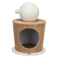 TRIXIE Heimtierbedarf TRIXIE Katzenhöhle Mit Kratzball 36x50 Cm Taupe -Garten- & Gewächshäuser Geschäft d2e34467d31c2240d7c7ba25081684d8