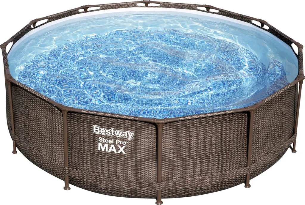 BESTWAY 56709 Steel Pro Max Frame Pool Set Rund Filterpumpe Leiter Braun 366x100 29 BESTWAY 56709 Steel Pro Max Frame Pool Set Rund Filterpumpe Leiter Braun 366x100 – Bild 29